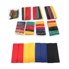 Термостойкие трубки 164 шт.компл., термоусадочные трубки, термоусадочные трубки, изоляционные трубки для проводов в ассортименте