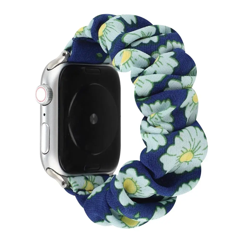 Ремешок Solo Loop для 38 мм 40 42 44 серия 6 SE 5 4 3 ремешок Apple Watch эластичный скрапбук