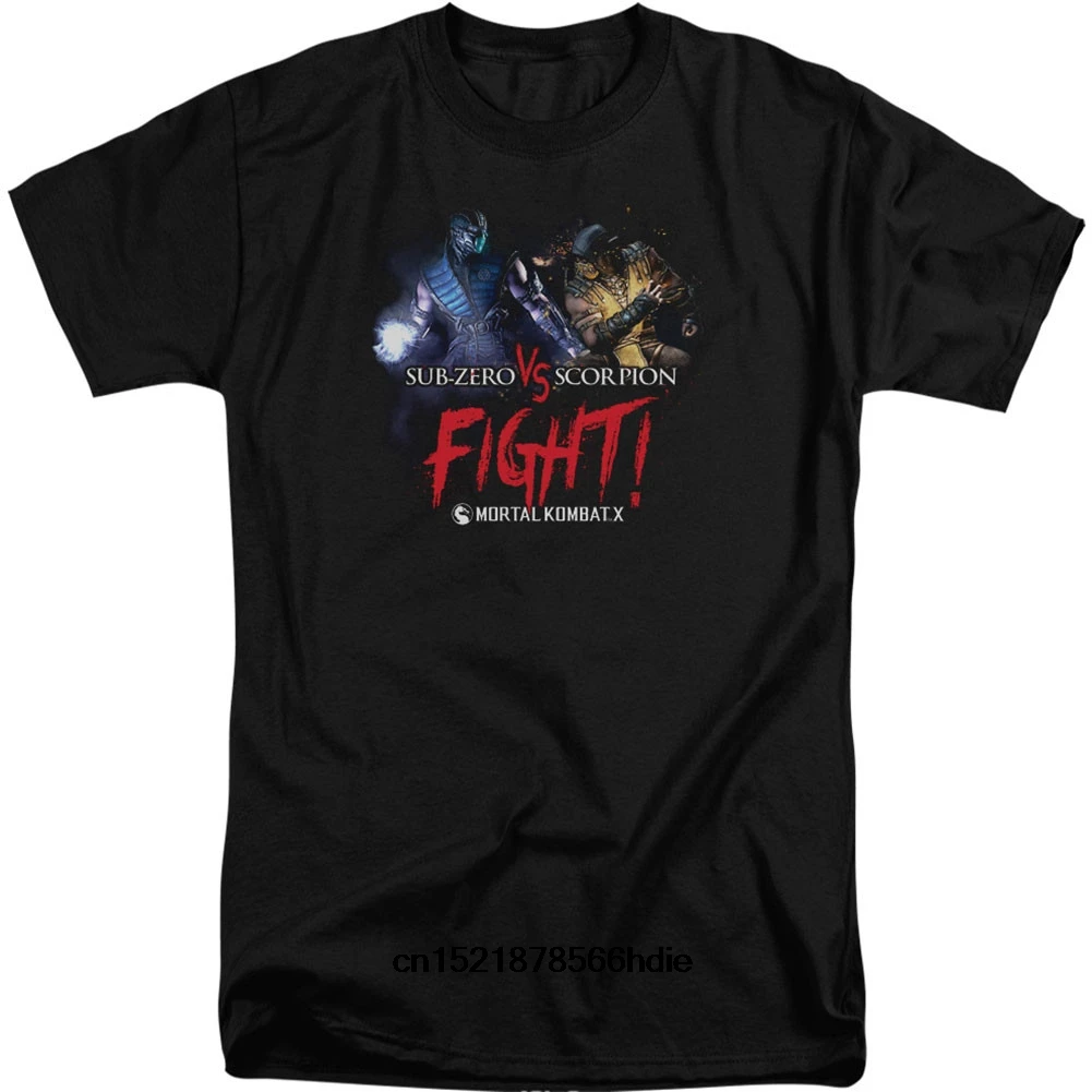 

2020 funny t shirt men novelty tshirt Mortal Kombat X Fight Adult T-shirt Tall