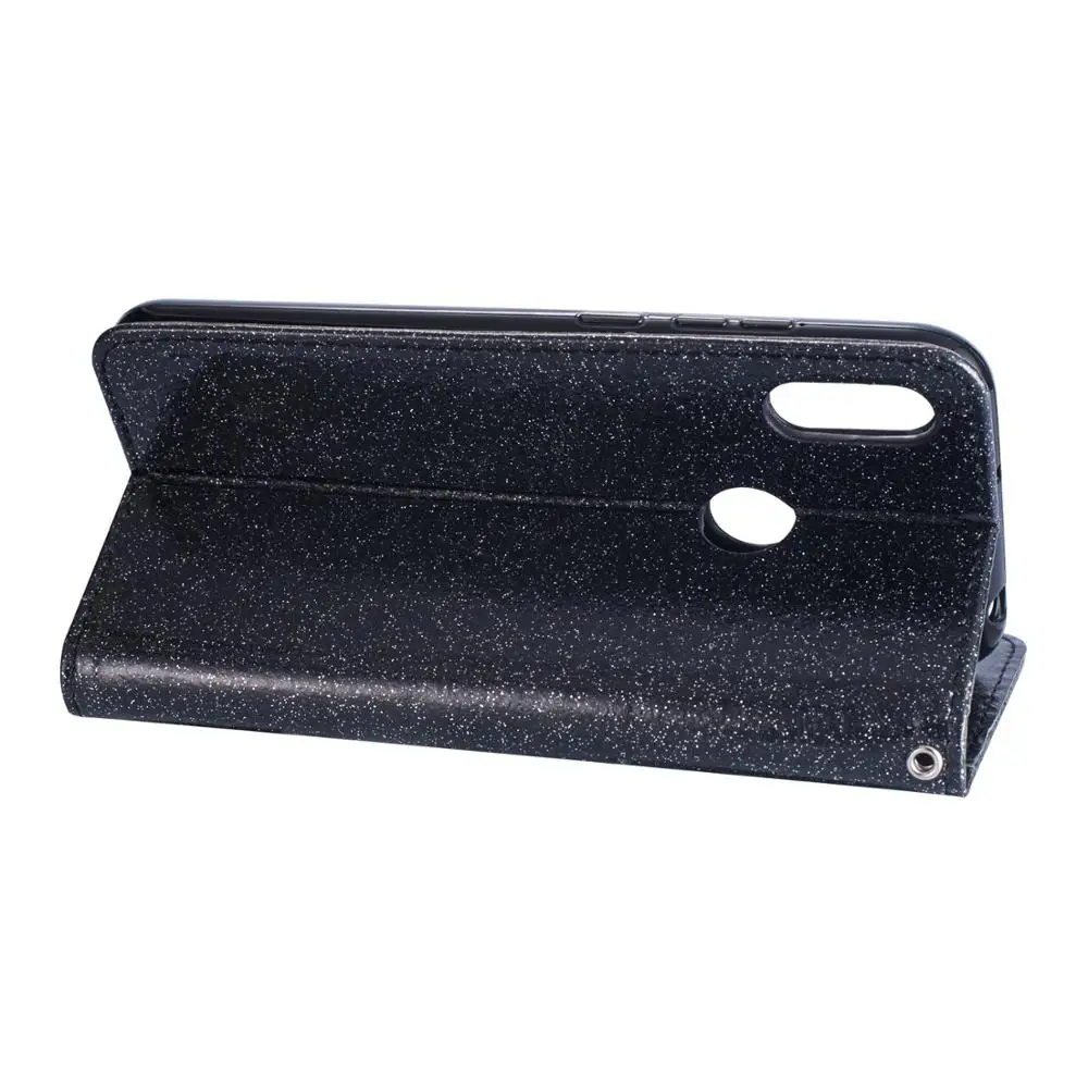 Luxury Zipper Wallet Leather Bling Case For Huawei Y6 2019 Honor 8A Stand Cover Coque | Мобильные телефоны и аксессуары