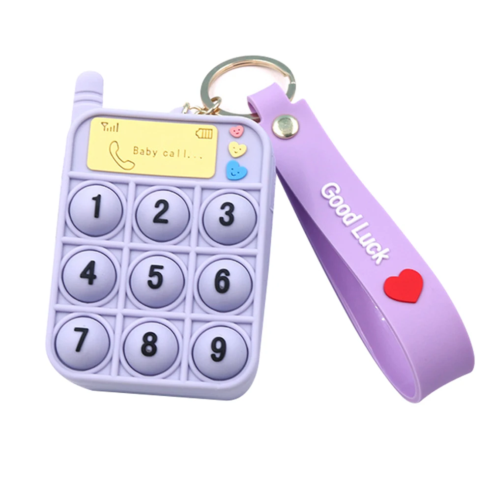 

Fingertips Push Bubble Sensory Toys Decompression Press Handbag Autism Needs Relief Stress Children Adult Educational Toys