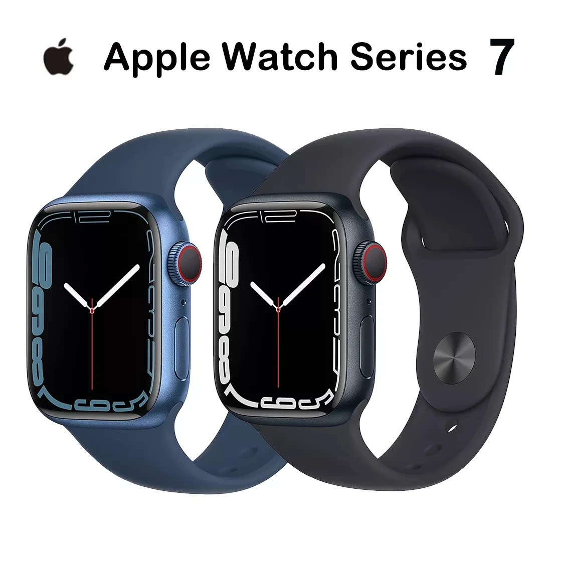 

Новый оригинальный Apple Watch Series 7 GPS Cellular 41 мм/45 мм алюминиевый чехол спортивный ремешок Смарт-часы