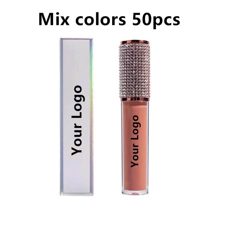 Фирменный Алмазный Блеск для губ оптовая продажа прозрачный Блестящий глянцевый