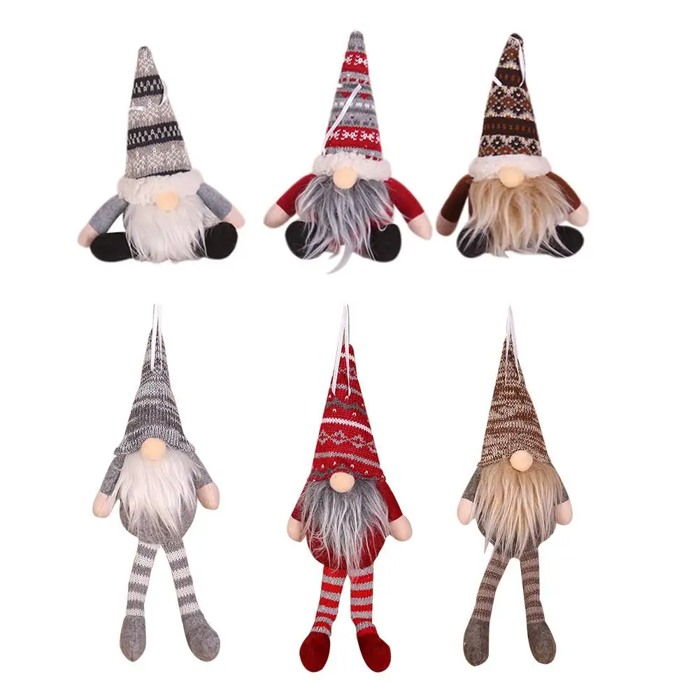 

New Cute Forest Doll Christmas Tree Pendant Mini Doll Christmas Hanging for Home Christmas Tree Decorations Xmas Gift for Kids