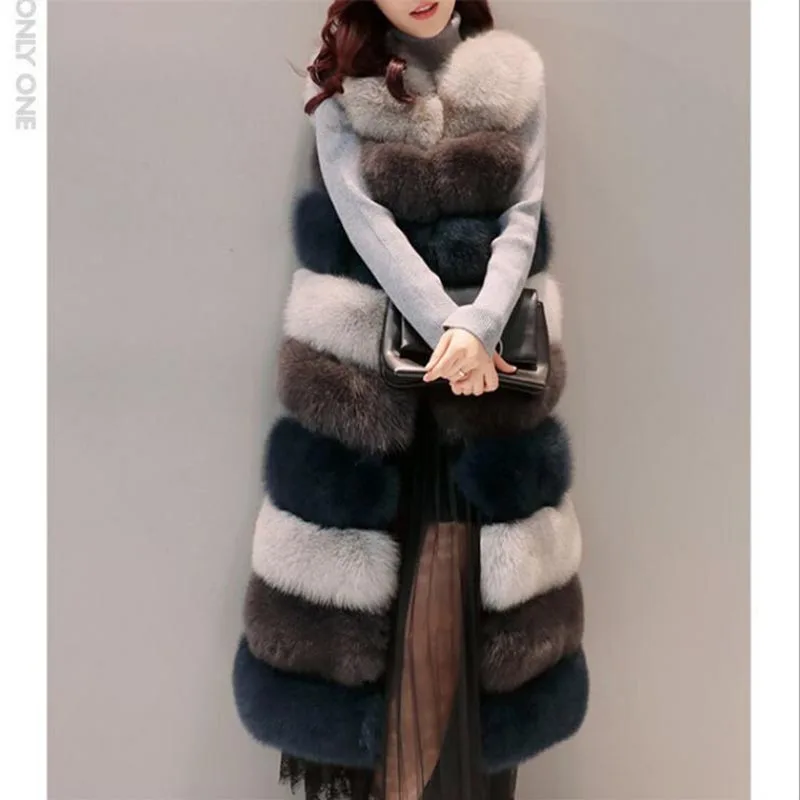 Зимний жилет пальто женская теплая импортная куртка меховые жилеты
