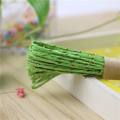 10 м красочные бумажные веревки DIY ручной работы ремесло для свадьбы торт из конфет Печенье Подарочная коробка упаковочный обмоточный Декор - Цвет: style 1
