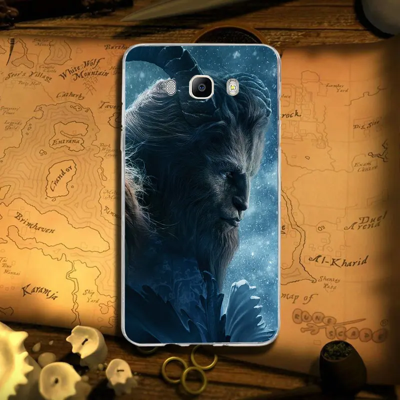 Красота девушка и зверь принцессы с рисунком розы для девочек Чехлы samsung Galaxy Note