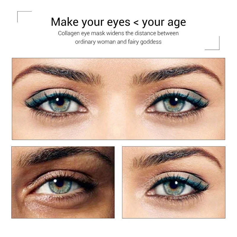 10 пар коллагеновая маска для глаз удаления мешков под глазами увлажняющая против