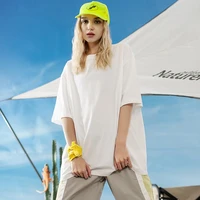 pure color cotton oversized t shirt women 5 color loose short sleeve o neck simple casual 2021 new streetwear hot selling tee