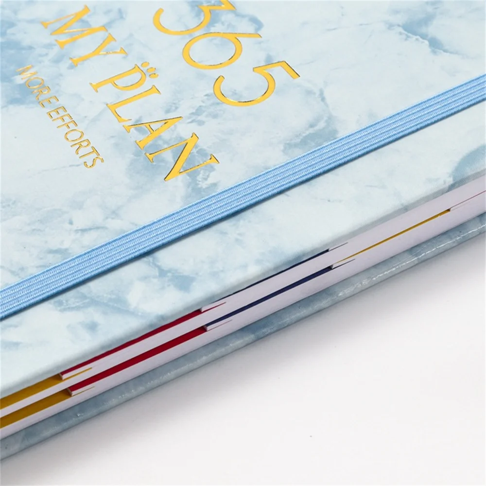 Marble Pattern A5 2022 Schedule Notebook Office 365 Days Management Plan Calendar Notepad Stationery Planner School Agenda Book |