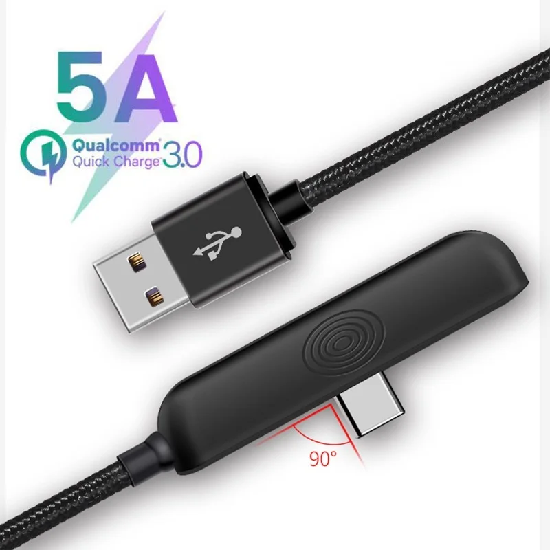 Кабель Type C USB кабель быстрая зарядка мобильный телефон зарядное устройство с
