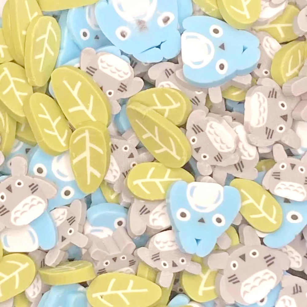 Листья Тоторо 30 г полимерная глина для наполнения слаймом ремесла сделай сам