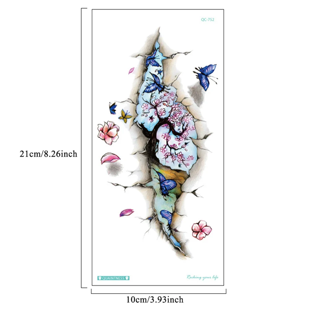 Fashion floral armband tattoos waterproof temporary tattoo sticker flower lotus tattoo sleeve women wrist arm sleeves tatoo Hot