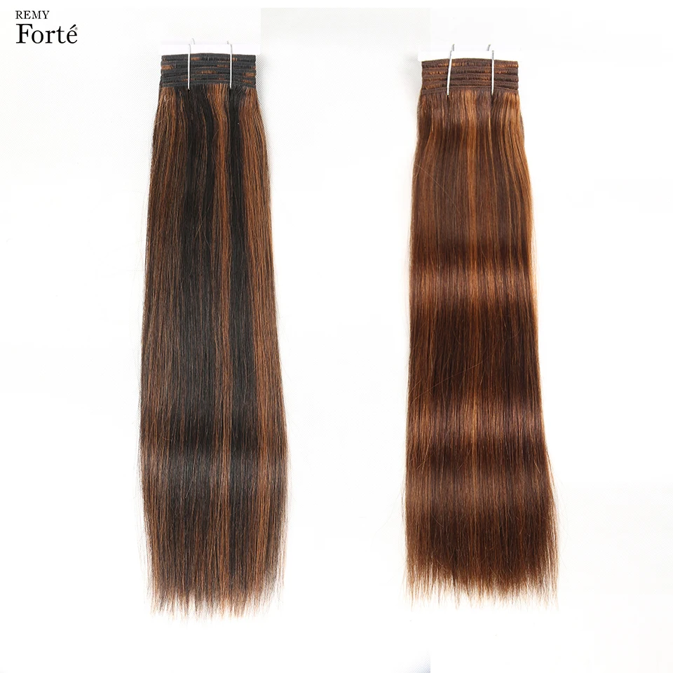 

Remy Ombre Brazilian Hair Straight P430 P6613 Pre-Colored Human Hair Weave Bundles 1 Piece Double Weft Extensions Free Shipping