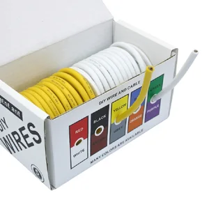 wire cable DIY high quality soft silicone wire  20AWG Silicone cable Flexible silicone solid wire kit box