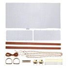 8 шт.компл. набор плетеных пластиковых изделий из плюшевой сетки, аксессуары для сумок ручной работы сделай сам