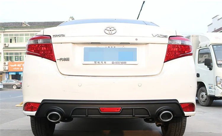 Для Toyota Vios задний бампер диффузор протектор для Yaris 2014/2015/2016 Комплект кузова