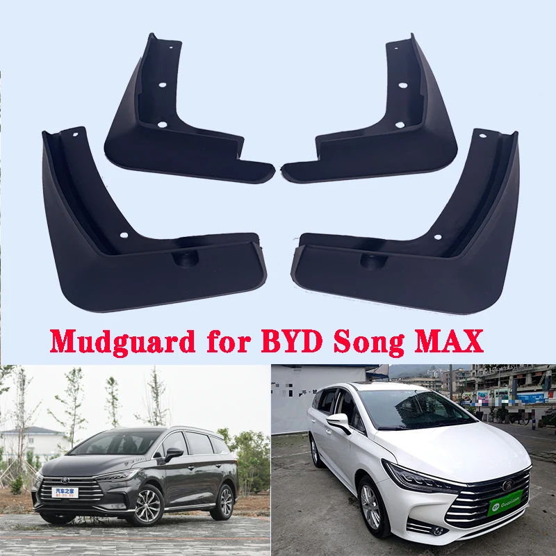

Mud Flaps For BYD Song MAX 2017 2018 2019 2020 2021 Splash Guard Cover Mudguard Fenders Splasher Auto Accessories Dust-proof