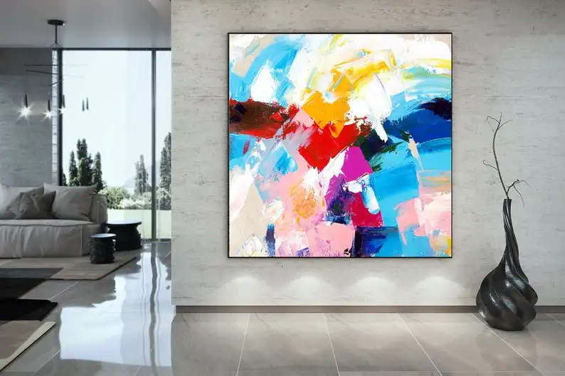 

Extra Large Wall Art on Canvas Original Abstract Paintings Contemporary Art Mdoern Living Room Decor ,Office Oversize Artworks