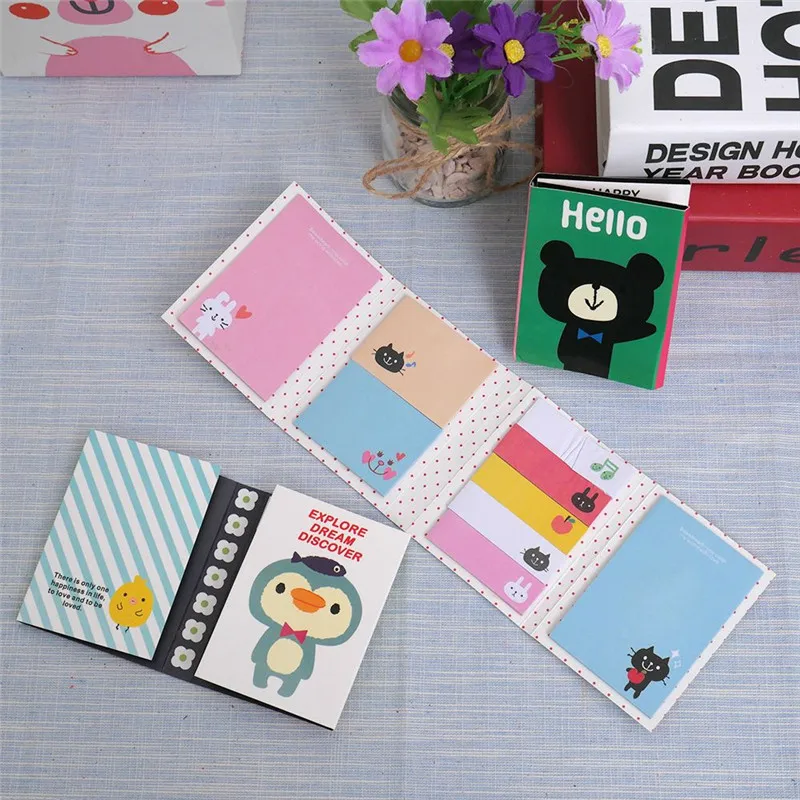 Горячая Распродажа Новое поступление милые блокноты для заметок наклейка в