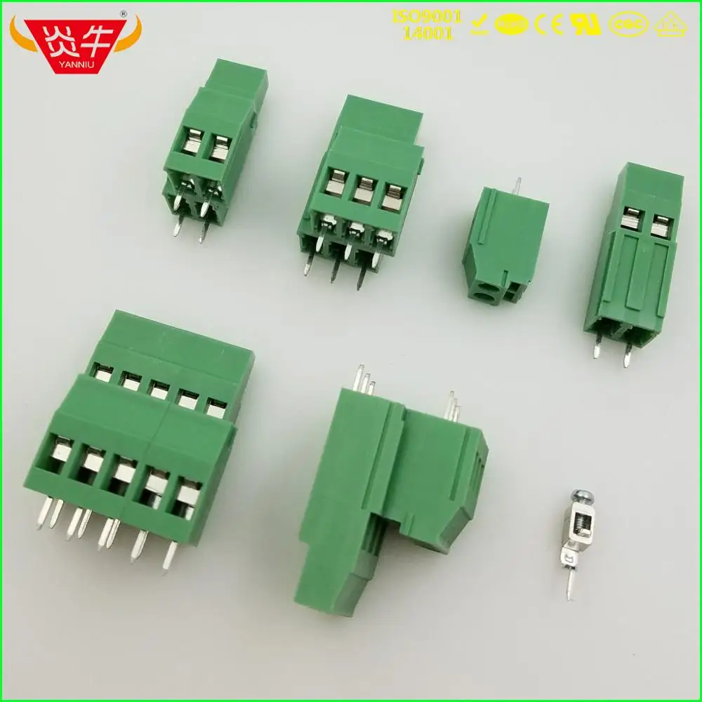 KF129A 5,08 2P 3P PCB Универсальный винтовой клеммный блок DG130A KF129HL 5,08 мм 2PIN 3PIN MKKDS 3/2-5,08-1721728 PHOENIX DEGSON