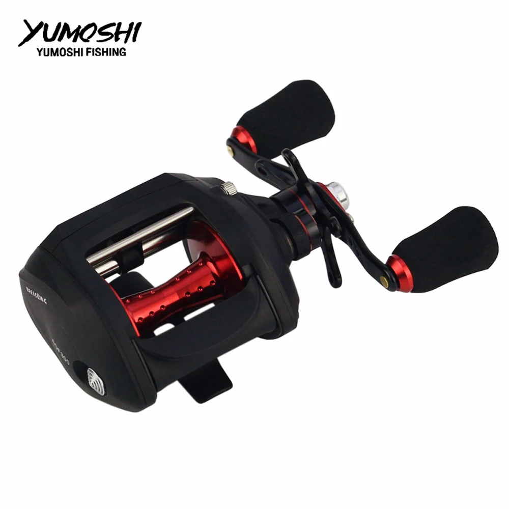 

YUMOSHI New Right or Left Baitcasting Reel 12+1BB fishing reels 7.0:1 Bait Casting Fishing Reel Centrifugal Dual Brake AOF