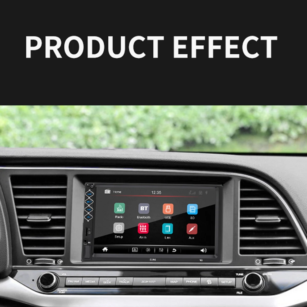 MP5 плеер Автомобильный стерео 7 дюймовый сенсорный экран Bluetooth FM радио приемник