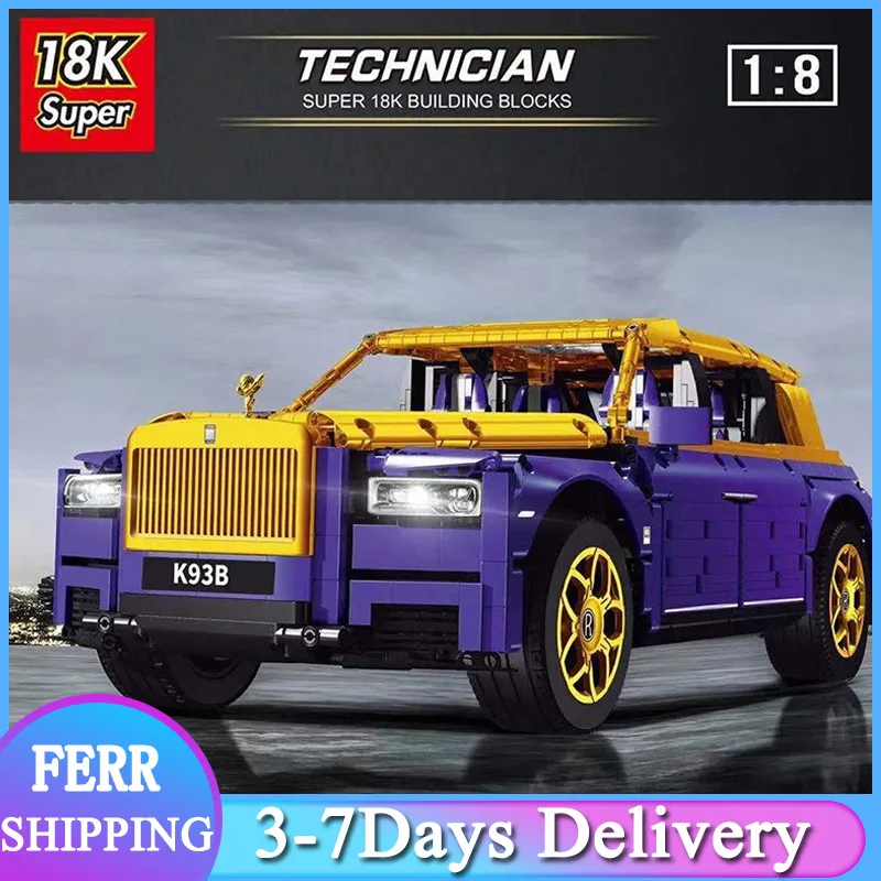 

Super18k K93 MOC технический автомобиль серии 3161 шт. Роскошные рулоны гоночный автомобиль модель строительные блоки кирпичи игрушка для детей BoyGift