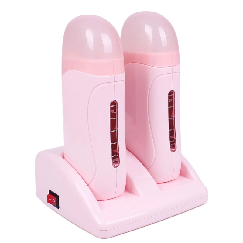 

2X100ML Paraffin Wax Heater For Hand Foot Therapy Bath Wax Pot Warmer Beauty Salon Spa Heater Wax Machine EU Plug