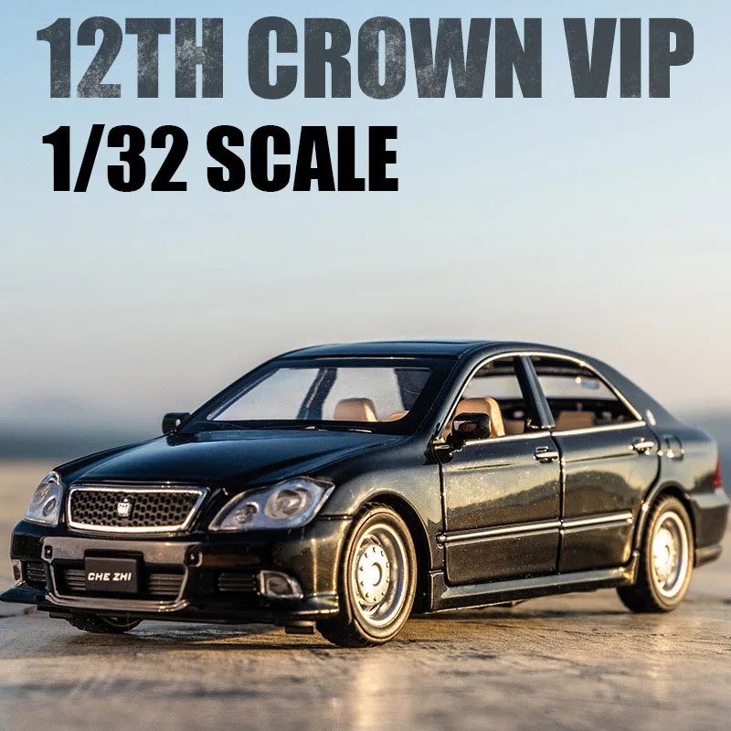 Модель автомобиля TOYOTA CROWN из сплава в масштабе 1:32 литой классический автомобиль