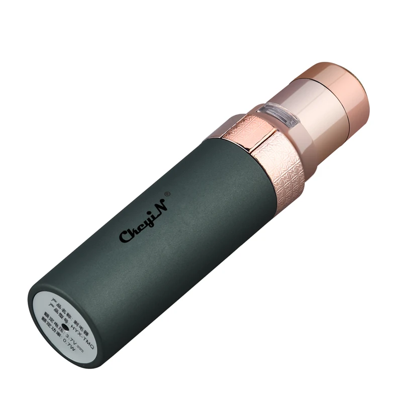

USB Rechargeable Electric Hair Removal Lipstick Shape Female Facial Epilator Remover Painless Safety Women Full Body Hair Shaver