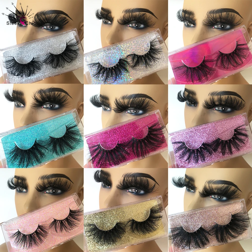 

Thick Eyelashes Mink 30mm Fluffy Fake False Lashes In Bulk Vendors Wholesale Dramatic Full Strip Eyelashes Extension Long 1 Pair