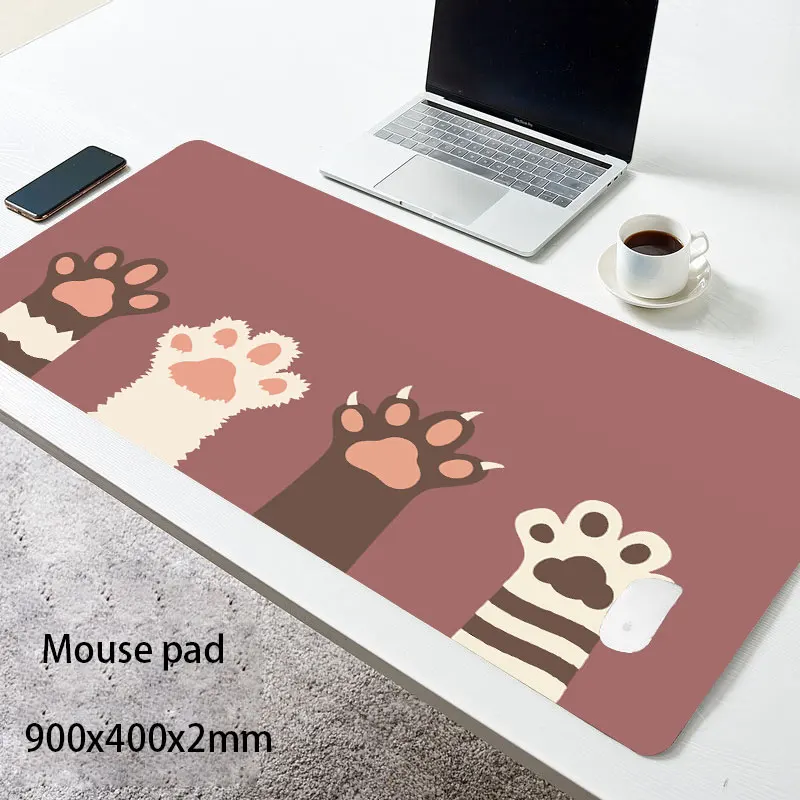 

Cute Mouse Pad Comtuper Desk Mat Large XXL Mousepad Kawaii Gaming Accessoroes Laptop Gamer cute desk mat Keyboard mouse pad gift