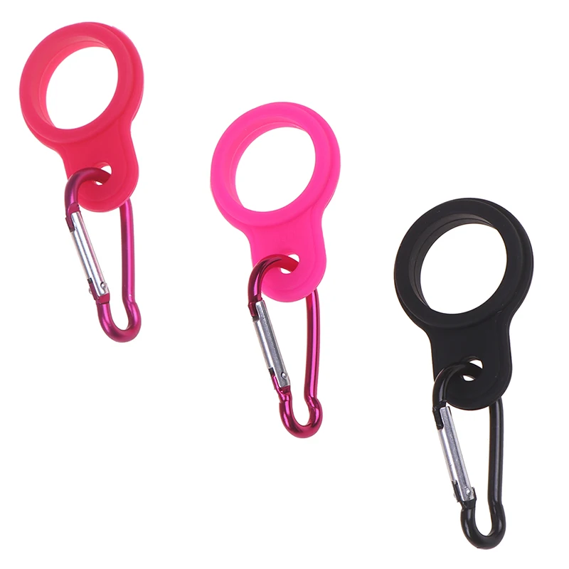 

1Pcs Outdoor Climbing Water Bottle Hang Buckle Coke Silicone Carrier Carabiner Clip For Outdoor Activities Daily Use