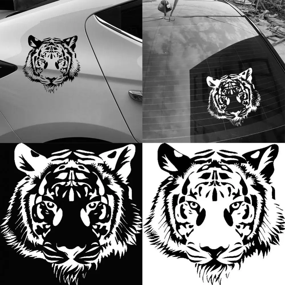 

Tiger Head Car-Styling Vehicle Body Window Reflective Decals Sticker Decoration