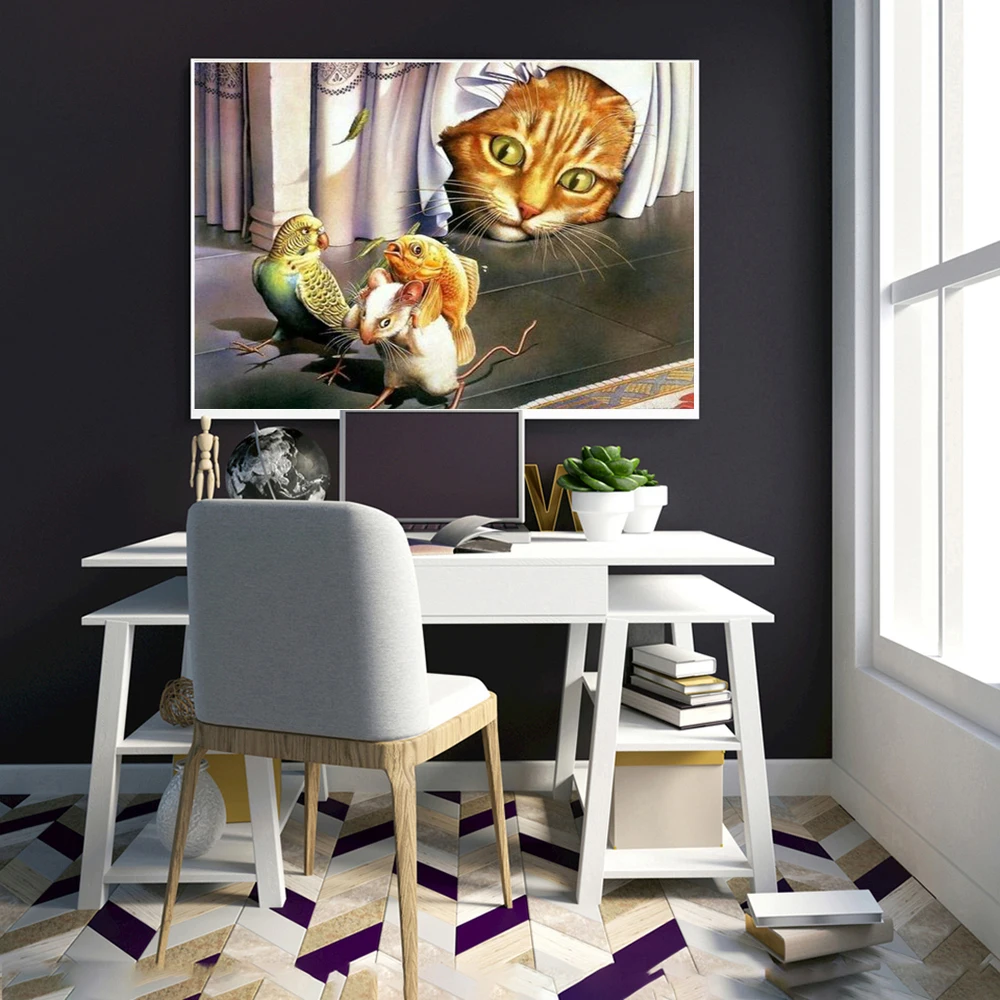 5D Сделай Сам полностью квадратная/круглая Алмазная картина вышивка крестиком