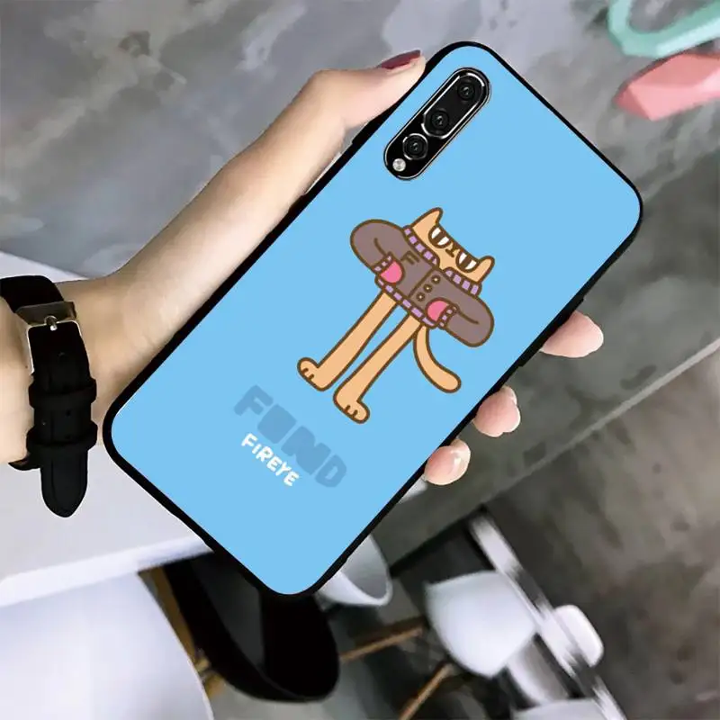 

YNDFCNB eye Phone Case For Huawei G7 G8 P7 P8 P9 P10 P20 P30 Lite Mini Pro P Smart Plus Black Soft TPU cove fundas