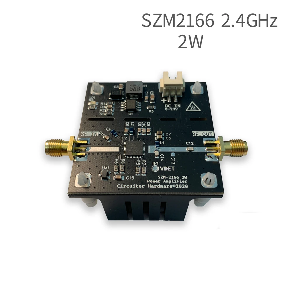 Усилитель мощности SZM2166 2 4 ГГц Вт 33 дБм 8-23 В постоянного тока 2400 Wi-Fi Bluetooth