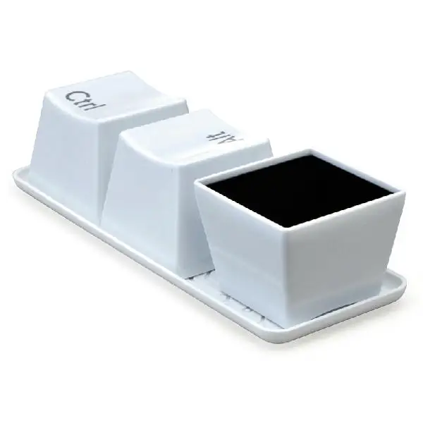 

Simple IT office cup, keyboard shape drinking cup, 3 sets of button cups