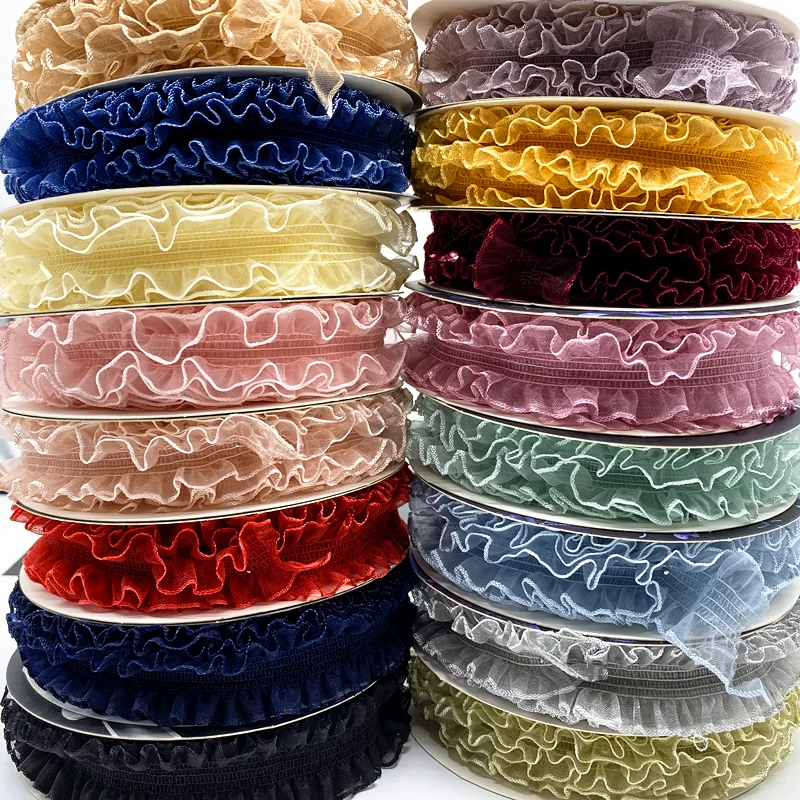 1 yard 30mm Elastic Hair Band Ribbon Lace Sewing Trim Handmade Ribbon DIY