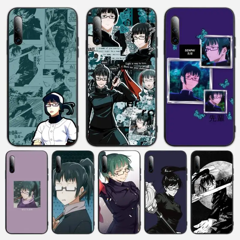 

Maki Zenin Jujutsu Kaisen Anime Phone Case For honor 7apro 8 9 10 20 8c 7c x lite play pro hrt-lxit ru Cover Fundas Coque