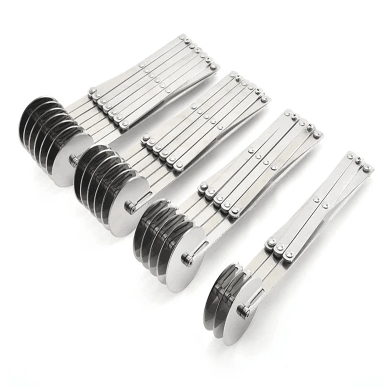 Ручной резак из нержавеющей стали регулируемый тесто решетка для пиццы