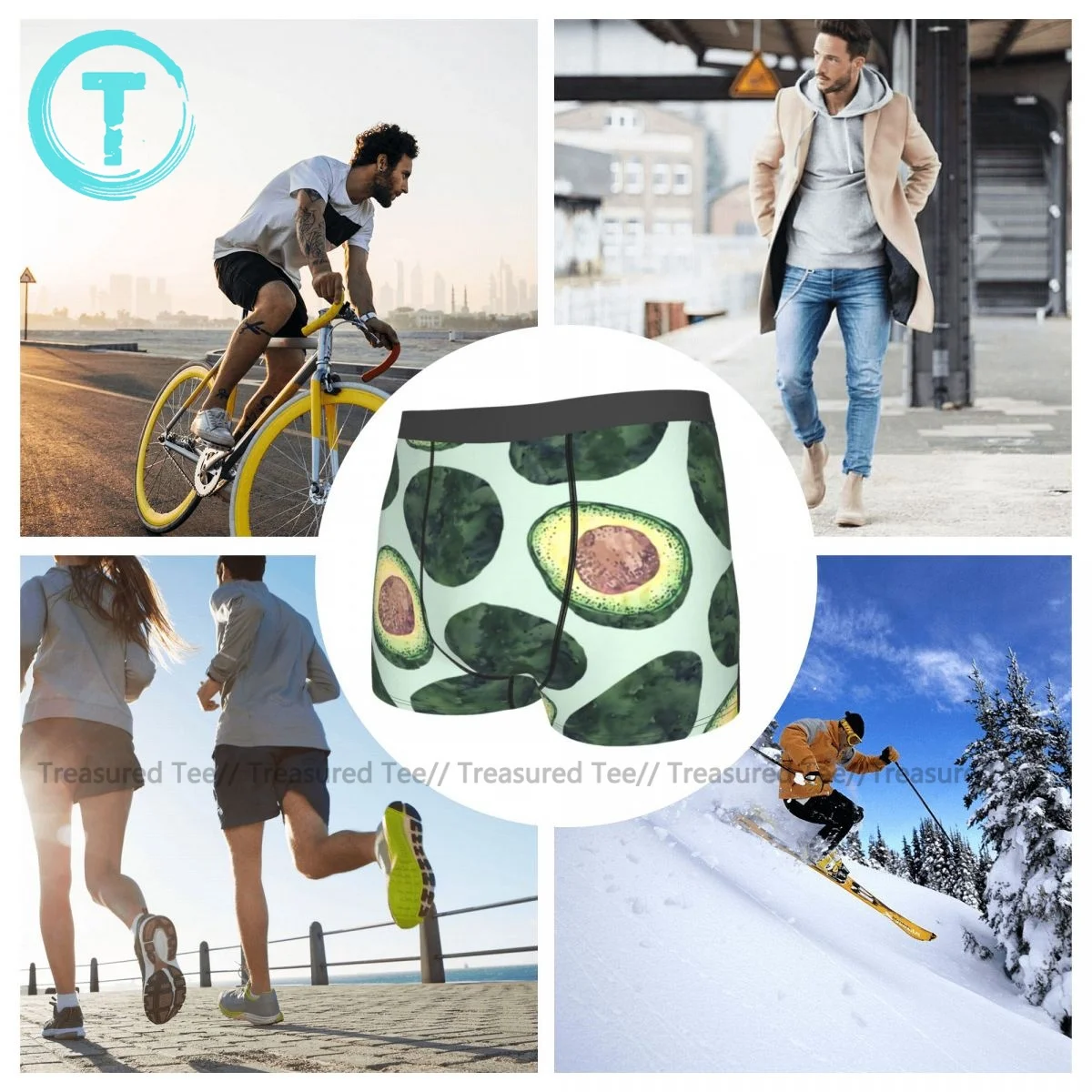 

Art Underwear Trenky Polyester Funny Trunk Youth Pouch Design Boxer Brief