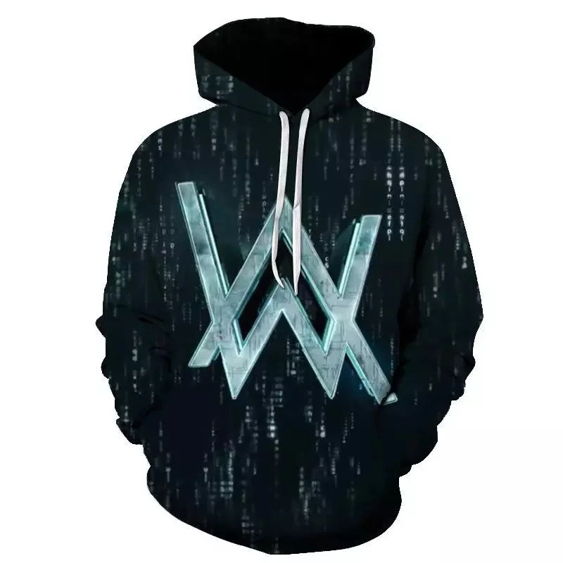 

Spring Autumn Hoodies New Casual Boy's Sweater 3D Printed Long-Sleeved Alan Walker Tee Fashion Children's Pullover