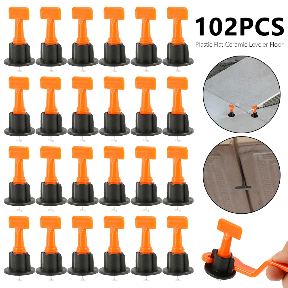 

102pcs Tile Spacers Level Wedges for Flooring Wall Tile Spacer Carrelage Tile Leveling System Leveler Locator Spacers Plier DIY