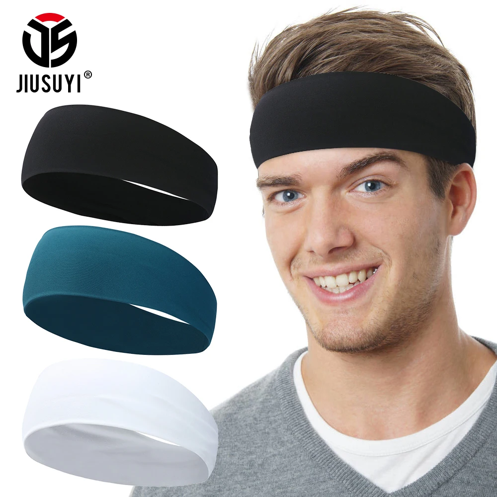

Breathable Headbands Hair Band Elastic Soft Sweatband Stretch Turban Bicycle Headwear Accessories Hairband Headband Men Women