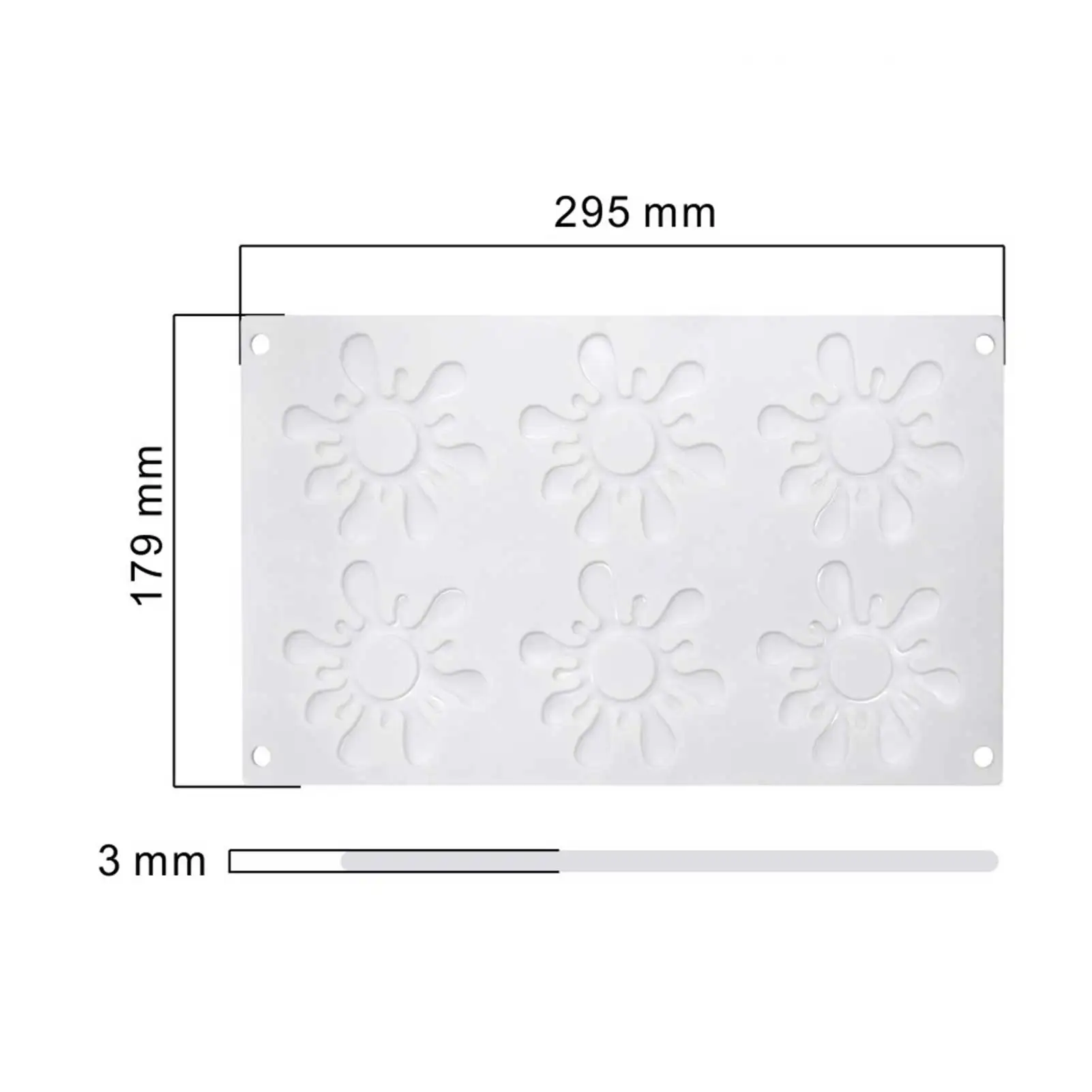 3D креативная форма в форме подсолнуха шоколада силиконовая для мыла конфет