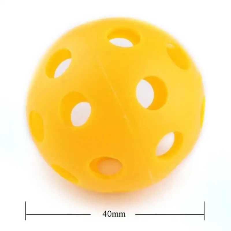 

12pcs Lightweight Practical Yellow Golf Training Ball Soft Golf Practice Training Aids Balls With 26 Bee Holes Hot Outdoor Sport