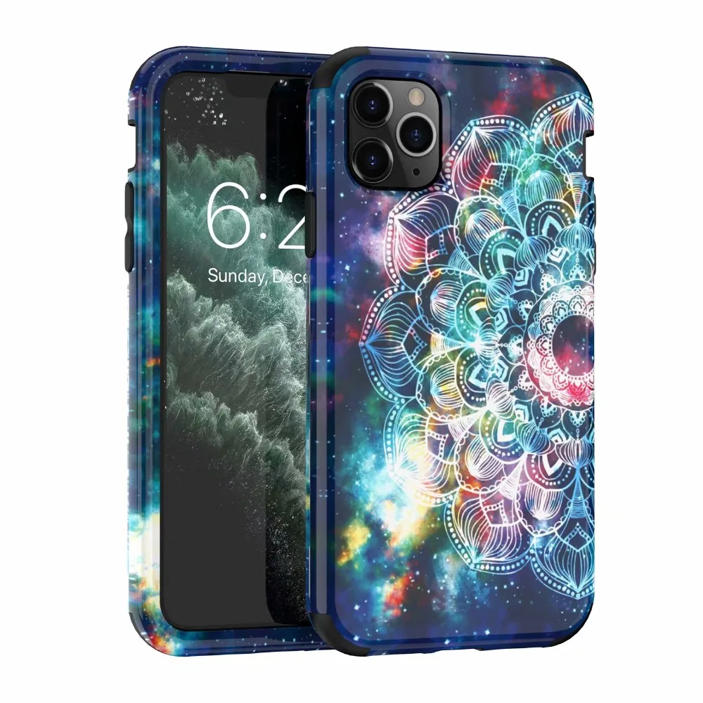 Чехол для телефона с узором для iPhone 11 Pro X Xr Xs Max 8 7 Plus силиконовый чехол жесткий чехол для samsung Galaxy Note 10 10+ 9 8 S10 Plus