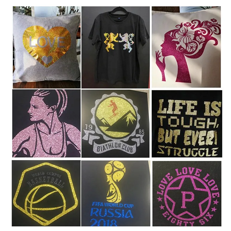 DIY PU Heat Transfer Vinyl Iron-on T-Shirt Textiles Cricut Film Press Roll HTV Printing Clothing Sticker | Дом и сад